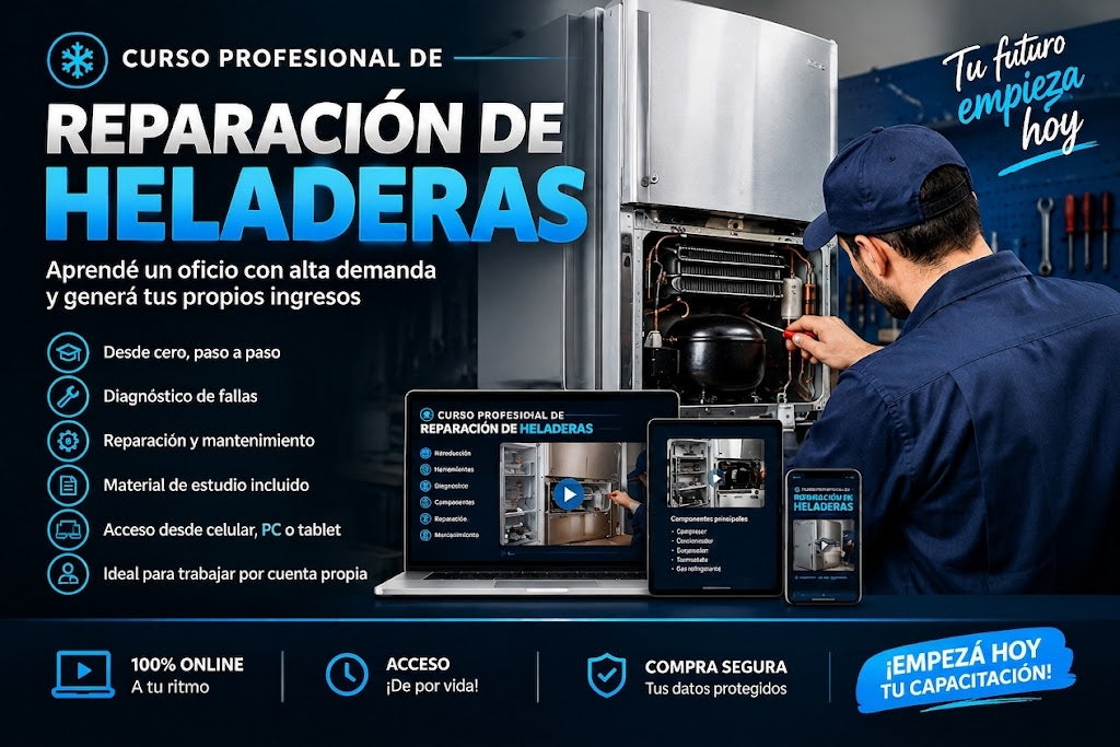 Curso Profesional de Reparación de Heladeras